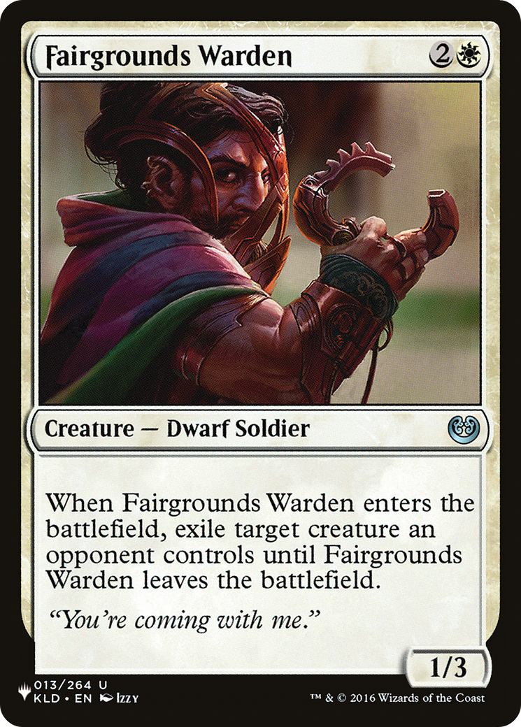 Fairgrounds Warden [The List] MTG Single Magic: The Gathering | Red Claw Gaming