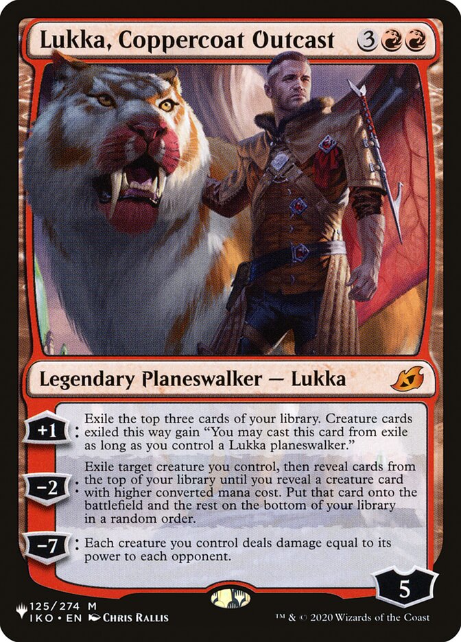 Lukka, Coppercoat Outcast [The List] MTG Single Magic: The Gathering    | Red Claw Gaming