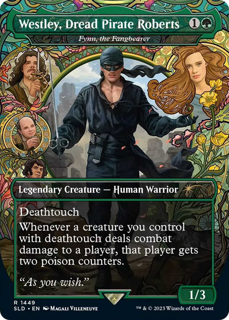 Westley, Dread Pirate Roberts - Fynn, the Fangbearer [Secret Lair Drop Series] MTG Single Magic: The Gathering    | Red Claw Gaming