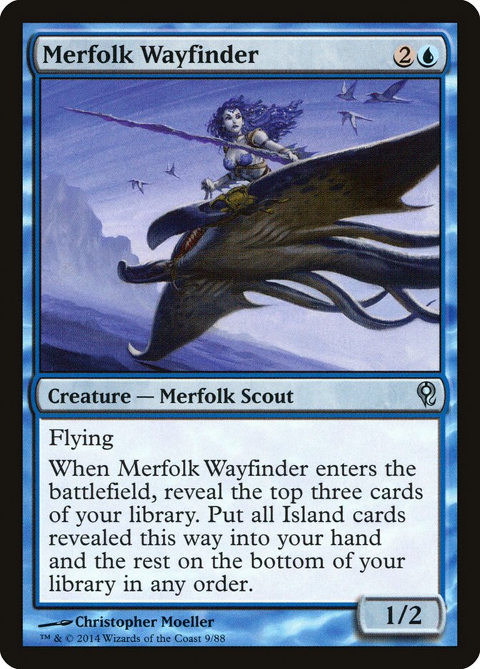 Merfolk Wayfinder [Duel Decks: Jace vs. Vraska] MTG Single Magic: The Gathering    | Red Claw Gaming