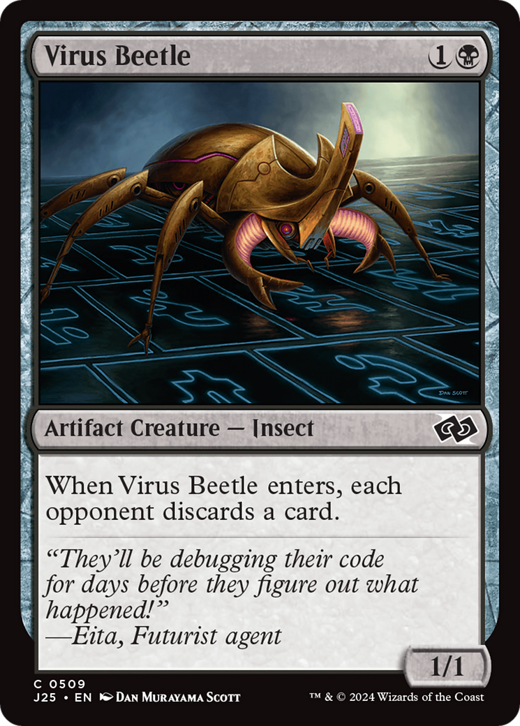 Virus Beetle [Foundations Jumpstart] MTG Single Magic: The Gathering | Red Claw Gaming