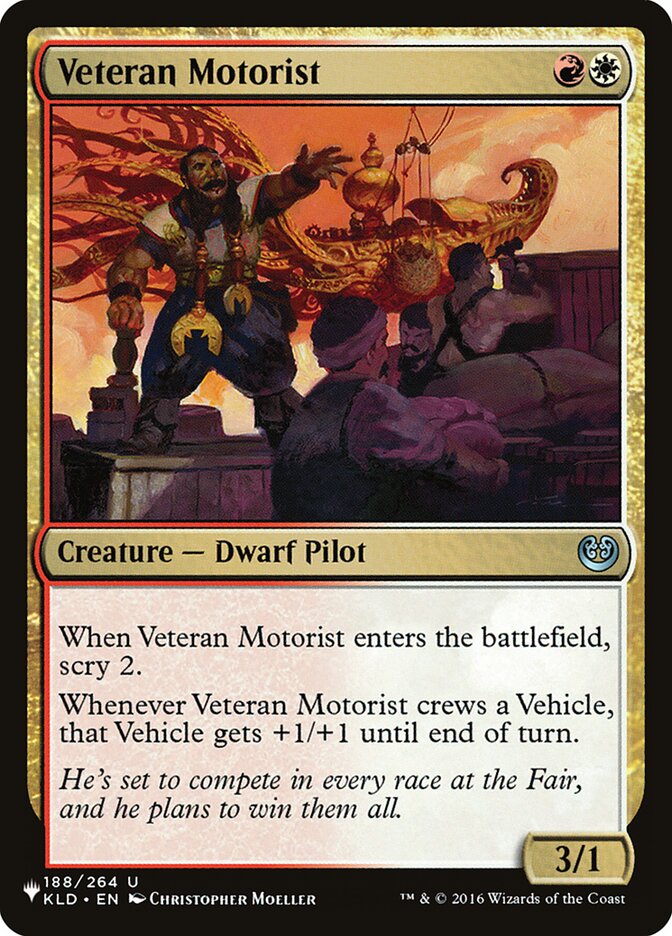 Veteran Motorist [The List] MTG Single Magic: The Gathering    | Red Claw Gaming