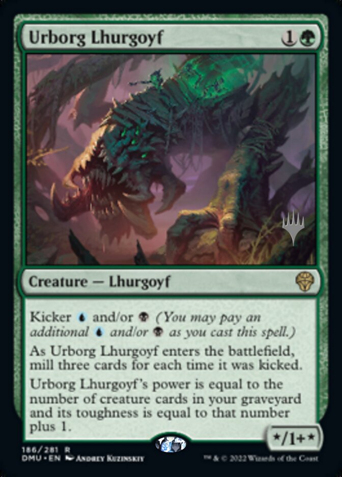 Urborg Lhurgoyf (Promo Pack) [Dominaria United Promos] MTG Single Magic: The Gathering    | Red Claw Gaming