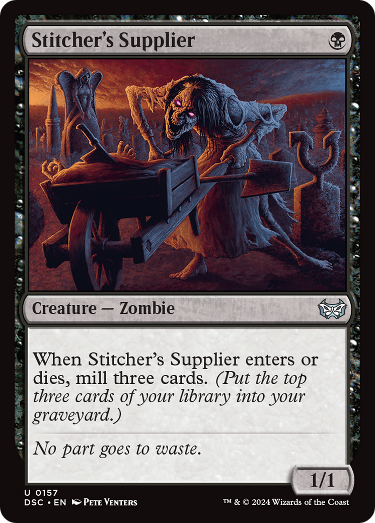 Stitcher's Supplier [Duskmourn: House of Horror Commander] MTG Single Magic: The Gathering    | Red Claw Gaming