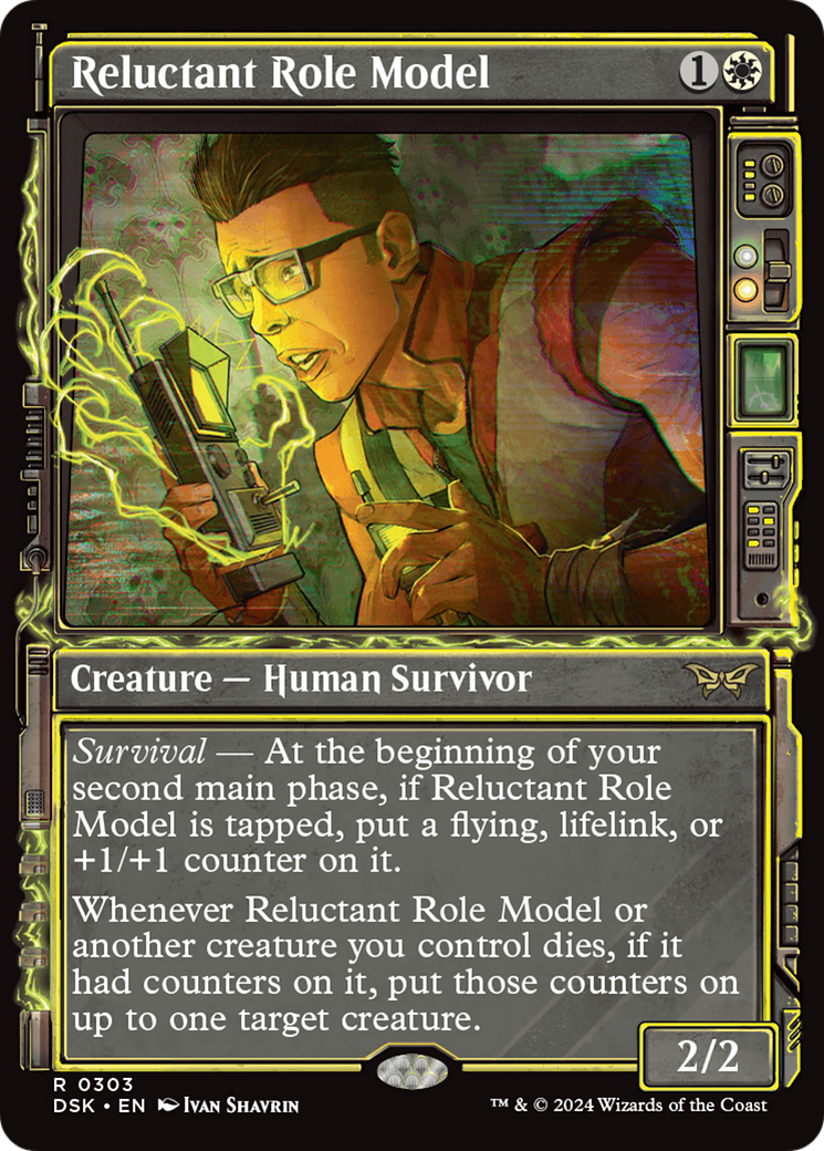 Reluctant Role Model (Showcase) [Duskmourn: House of Horror] MTG Single Magic: The Gathering | Red Claw Gaming