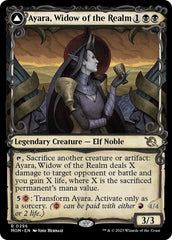 Ayara, Widow of the Realm // Ayara, Furnace Queen (Showcase Planar Booster Fun) [March of the Machine] MTG Single Magic: The Gathering    | Red Claw Gaming