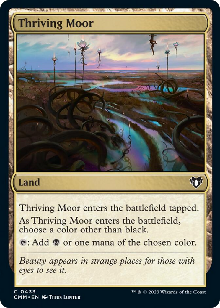 Thriving Moor [Commander Masters] MTG Single Magic: The Gathering    | Red Claw Gaming