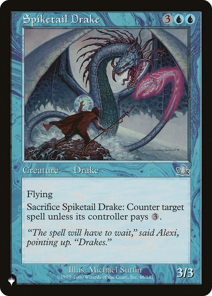 Spiketail Drake [The List Reprints] MTG Single Magic: The Gathering    | Red Claw Gaming