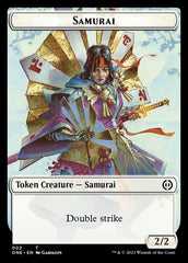 Rebel // Samurai Double-Sided Token [Phyrexia: All Will Be One Tokens] MTG Single Magic: The Gathering    | Red Claw Gaming