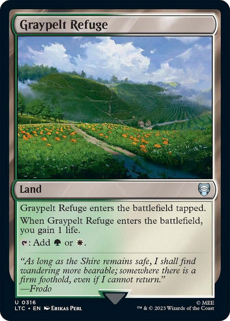 Graypelt Refuge [The Lord of the Rings: Tales of Middle-Earth Commander] MTG Single Magic: The Gathering | Red Claw Gaming