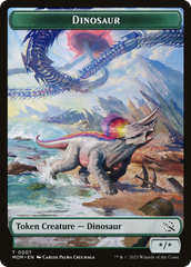 Phyrexian Myr // Dinosaur Double-Sided Token [March of the Machine Tokens] MTG Single Magic: The Gathering    | Red Claw Gaming