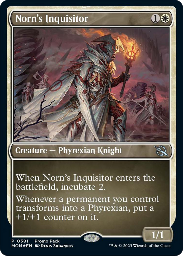 Norn's Inquisitor (Promo Pack) [March of the Machine Promos] MTG Single Magic: The Gathering    | Red Claw Gaming