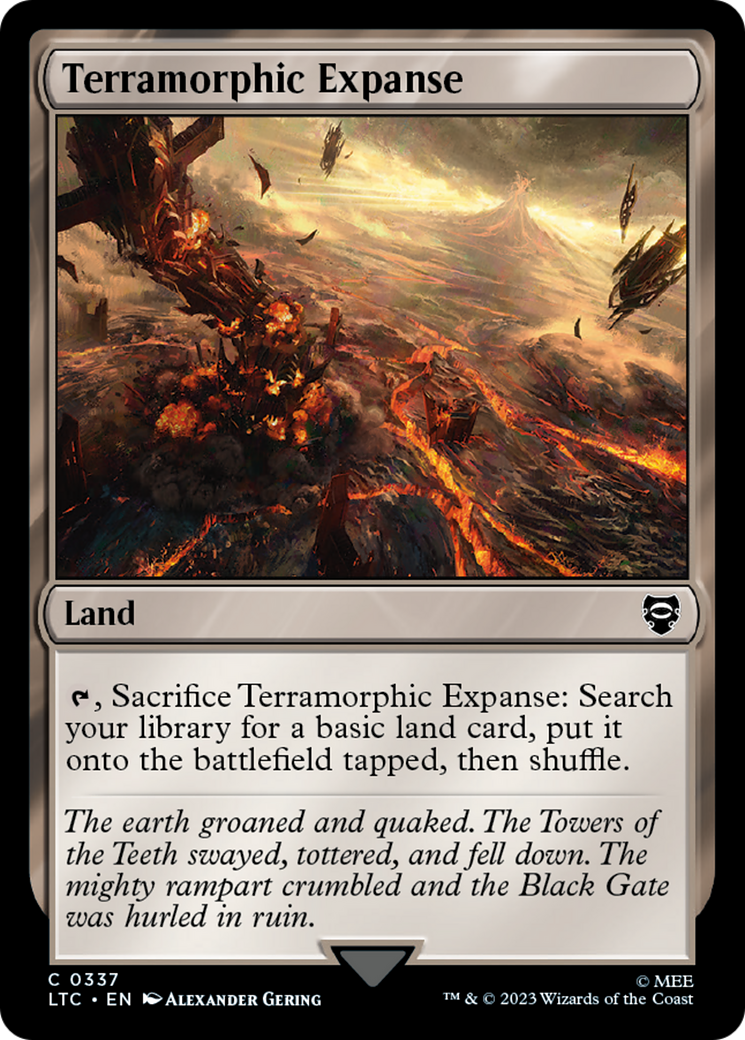 Terramorphic Expanse [The Lord of the Rings: Tales of Middle-Earth Commander] MTG Single Magic: The Gathering | Red Claw Gaming