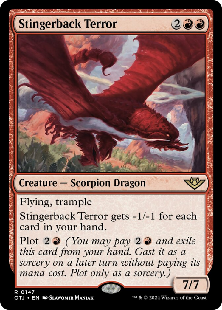 Stingerback Terror [Outlaws of Thunder Junction] MTG Single Magic: The Gathering    | Red Claw Gaming