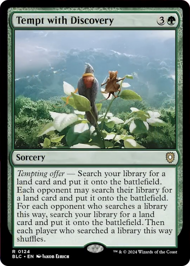 Tempt with Discovery [Bloomburrow Commander] MTG Single Magic: The Gathering    | Red Claw Gaming