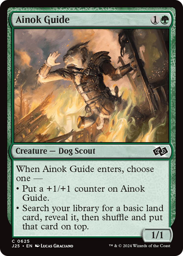 Ainok Guide [Foundations Jumpstart] MTG Single Magic: The Gathering    | Red Claw Gaming