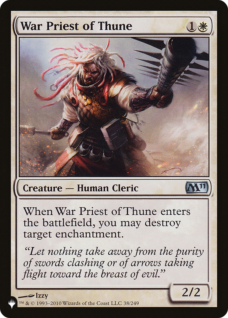 War Priest of Thune [The List Reprints] MTG Single Magic: The Gathering    | Red Claw Gaming