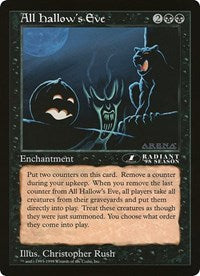 All Hallow's Eve (Oversized) [Oversize Cards] MTG Single Magic: The Gathering    | Red Claw Gaming