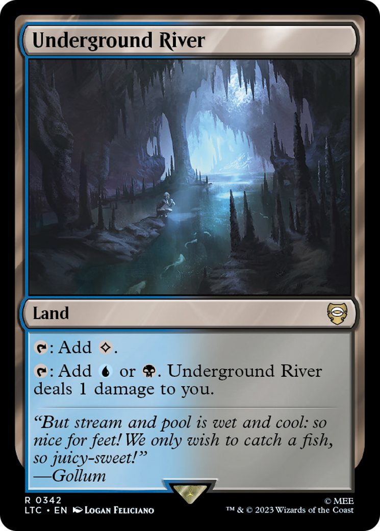 Underground River [The Lord of the Rings: Tales of Middle-Earth Commander] MTG Single Magic: The Gathering    | Red Claw Gaming