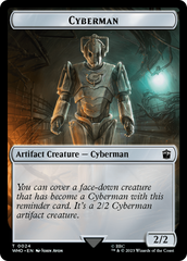 Alien Angel // Cyberman Double-Sided Token [Doctor Who Tokens] MTG Single Magic: The Gathering | Red Claw Gaming