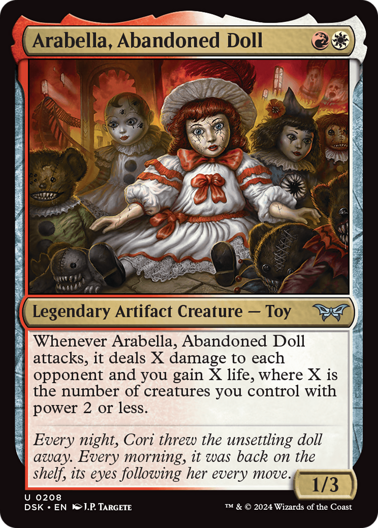 Arabella, Abandoned Doll [Duskmourn: House of Horror] MTG Single Magic: The Gathering    | Red Claw Gaming