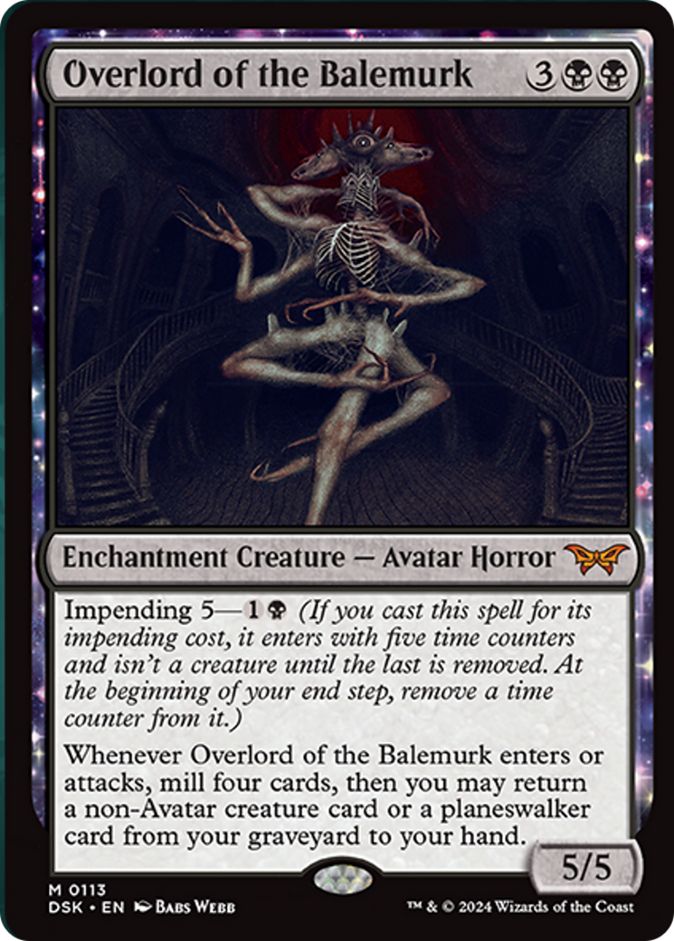 Overlord of the Balemurk [Duskmourn: House of Horror] MTG Single Magic: The Gathering    | Red Claw Gaming