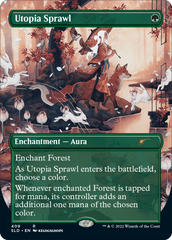 Utopia Sprawl (Borderless) [Secret Lair Drop Series] MTG Single Magic: The Gathering    | Red Claw Gaming