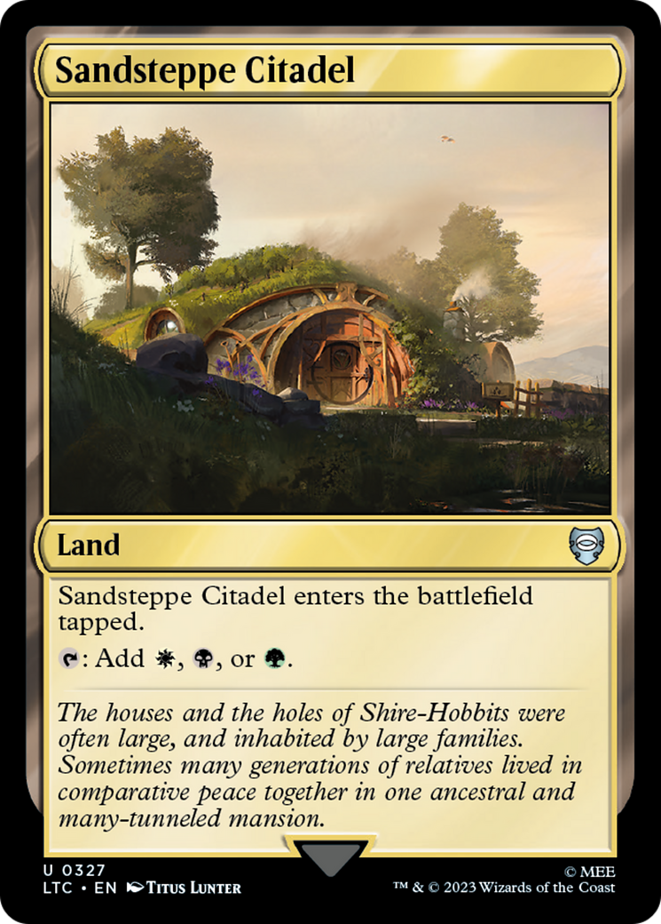 Sandsteppe Citadel [The Lord of the Rings: Tales of Middle-Earth Commander] MTG Single Magic: The Gathering | Red Claw Gaming