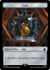 Alien // Clue (0023) Double-Sided Token [Doctor Who Tokens] MTG Single Magic: The Gathering | Red Claw Gaming