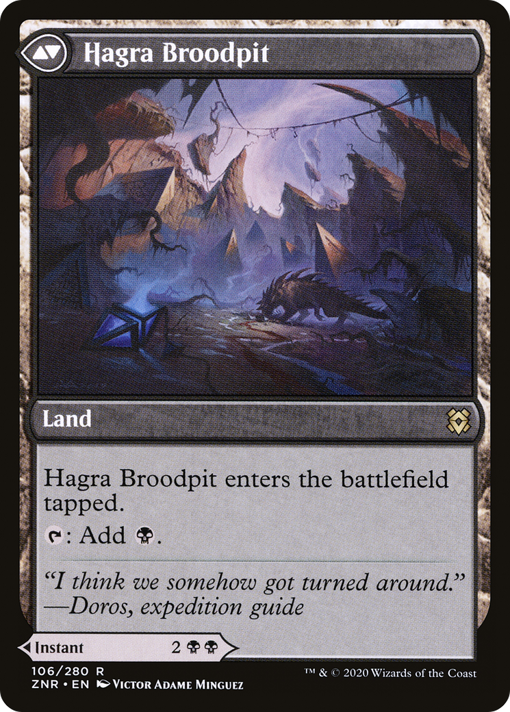 Hagra Mauling // Hagra Broodpit [Secret Lair: From Cute to Brute] MTG Single Magic: The Gathering    | Red Claw Gaming