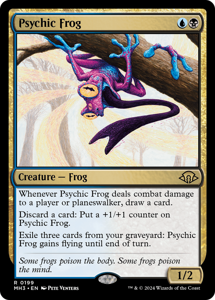 Psychic Frog [Modern Horizons 3] MTG Single Magic: The Gathering    | Red Claw Gaming