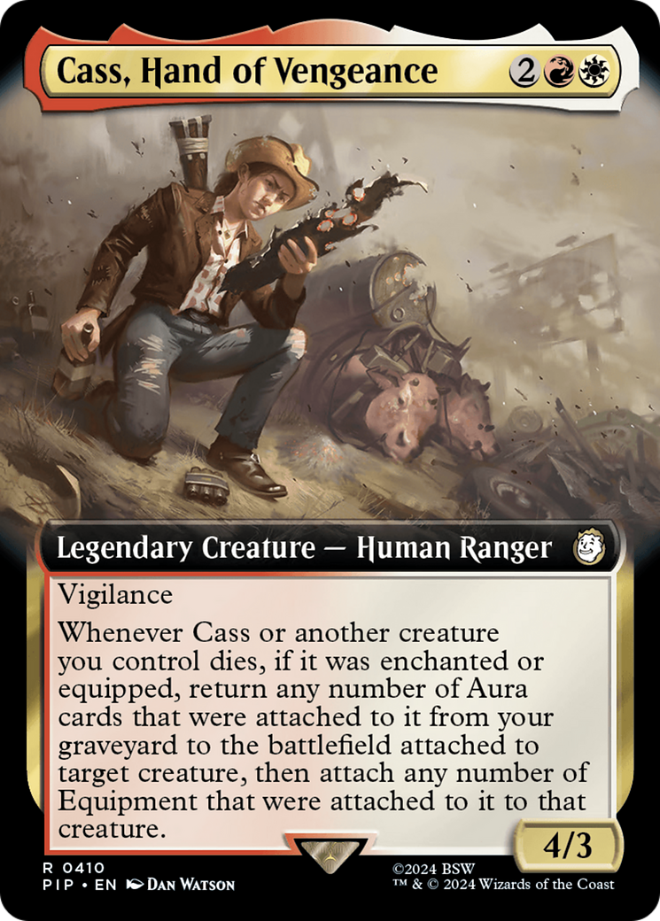 Cass, Hand of Vengeance (Extended Art) [Fallout] MTG Single Magic: The Gathering    | Red Claw Gaming