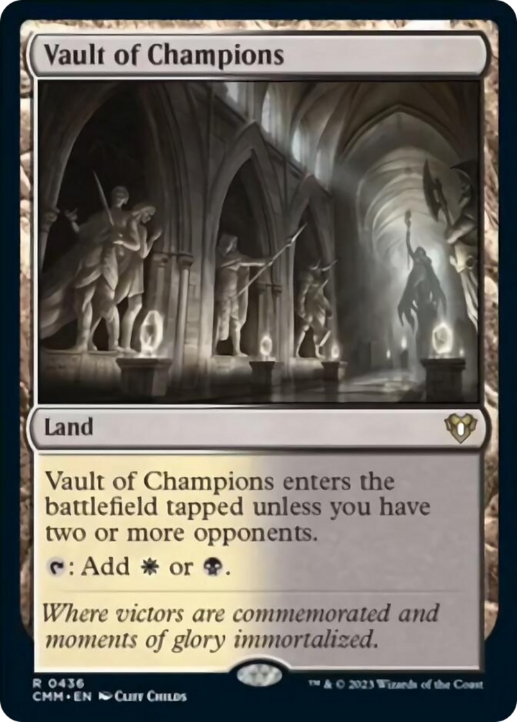 Vault of Champions [Commander Masters] MTG Single Magic: The Gathering    | Red Claw Gaming