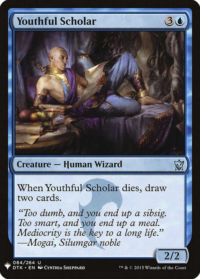 Youthful Scholar [Mystery Booster] MTG Single Magic: The Gathering    | Red Claw Gaming