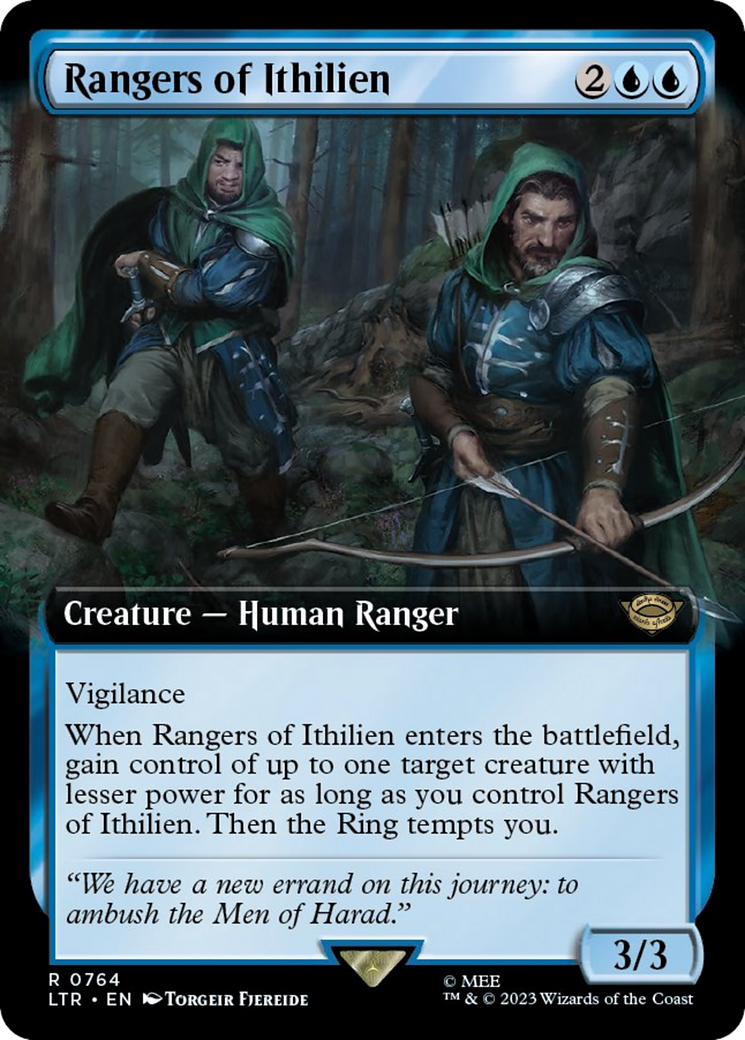 Rangers of Ithilien (Extended Art) (Surge Foil) [The Lord of the Rings: Tales of Middle-Earth] MTG Single Magic: The Gathering | Red Claw Gaming