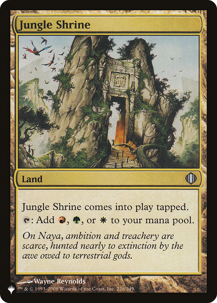 Jungle Shrine [Secret Lair: From Cute to Brute] MTG Single Magic: The Gathering | Red Claw Gaming