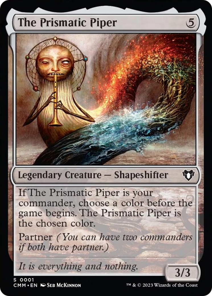The Prismatic Piper [Commander Masters] MTG Single Magic: The Gathering    | Red Claw Gaming