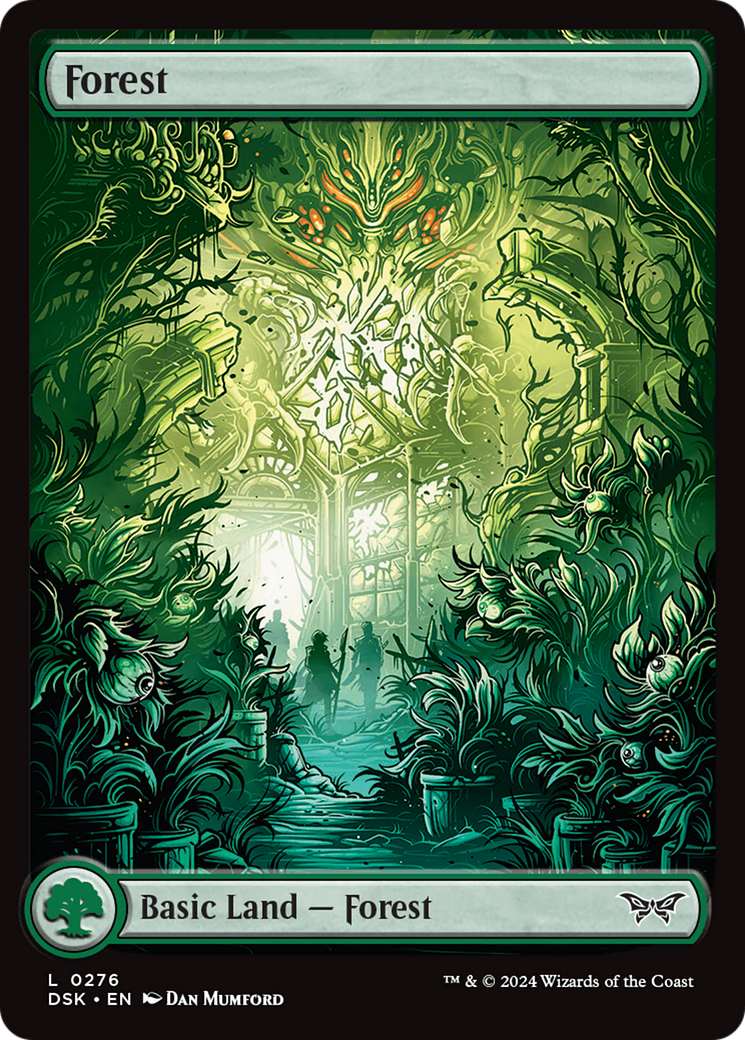 Forest (276) - Full Art [Duskmourn: House of Horror] MTG Single Magic: The Gathering    | Red Claw Gaming