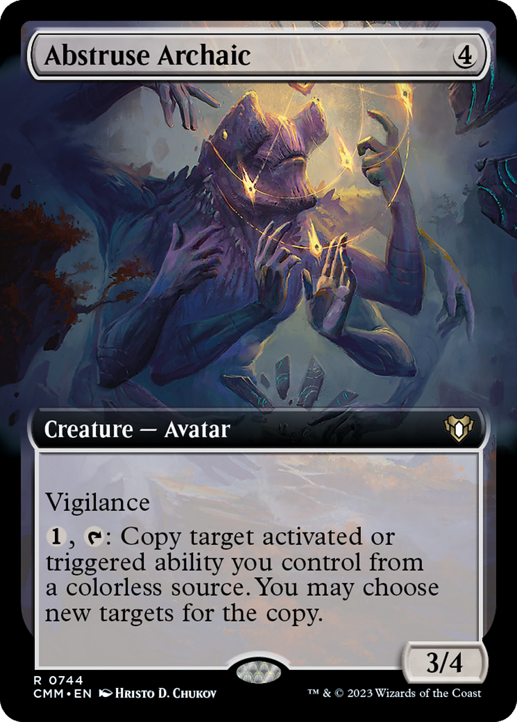 Abstruse Archaic (Extended Art) [Commander Masters] MTG Single Magic: The Gathering | Red Claw Gaming