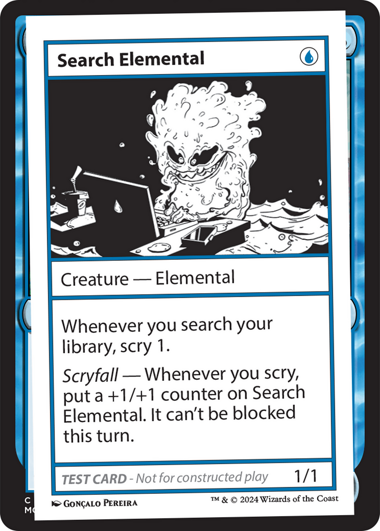 Search Elemental [Mystery Booster 2 Playtest Cards] MTG Single Magic: The Gathering    | Red Claw Gaming