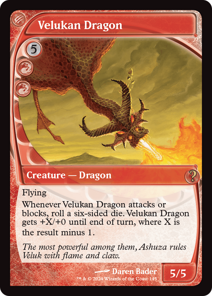 Velukan Dragon (Future Sight) [Mystery Booster 2] MTG Single Magic: The Gathering    | Red Claw Gaming