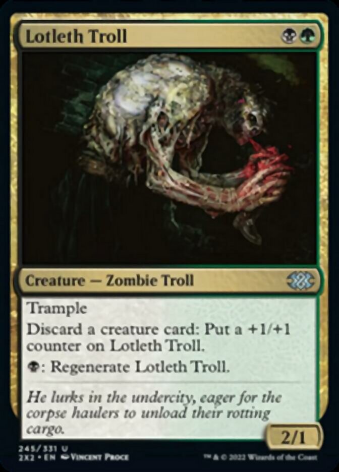 Lotleth Troll [Double Masters 2022] MTG Single Magic: The Gathering    | Red Claw Gaming