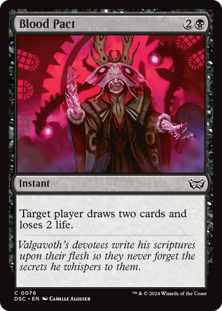 Blood Pact [Duskmourn: House of Horror Commander] MTG Single Magic: The Gathering    | Red Claw Gaming