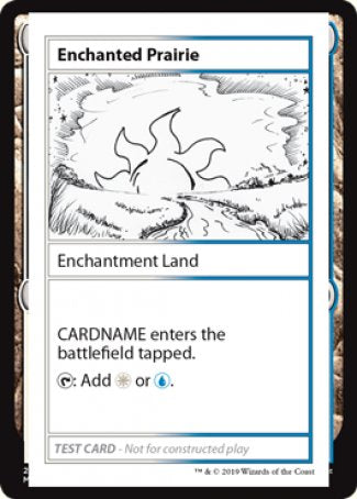 Enchanted Prairie (2021 Edition) [Mystery Booster Playtest Cards] MTG Single Magic: The Gathering    | Red Claw Gaming