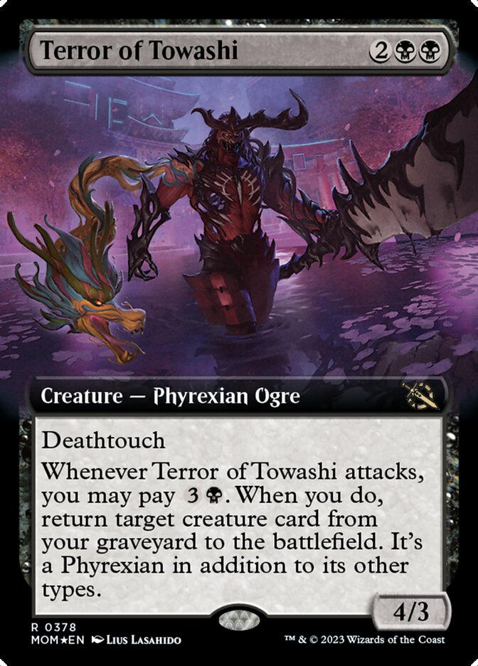 Terror of Towashi (Extended Art) [March of the Machine] MTG Single Magic: The Gathering    | Red Claw Gaming