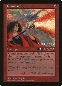 Pyroblast (Oversized) [Oversize Cards] MTG Single Magic: The Gathering    | Red Claw Gaming