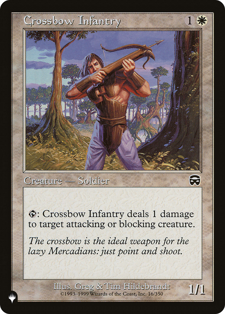 Crossbow Infantry [The List Reprints] MTG Single Magic: The Gathering    | Red Claw Gaming