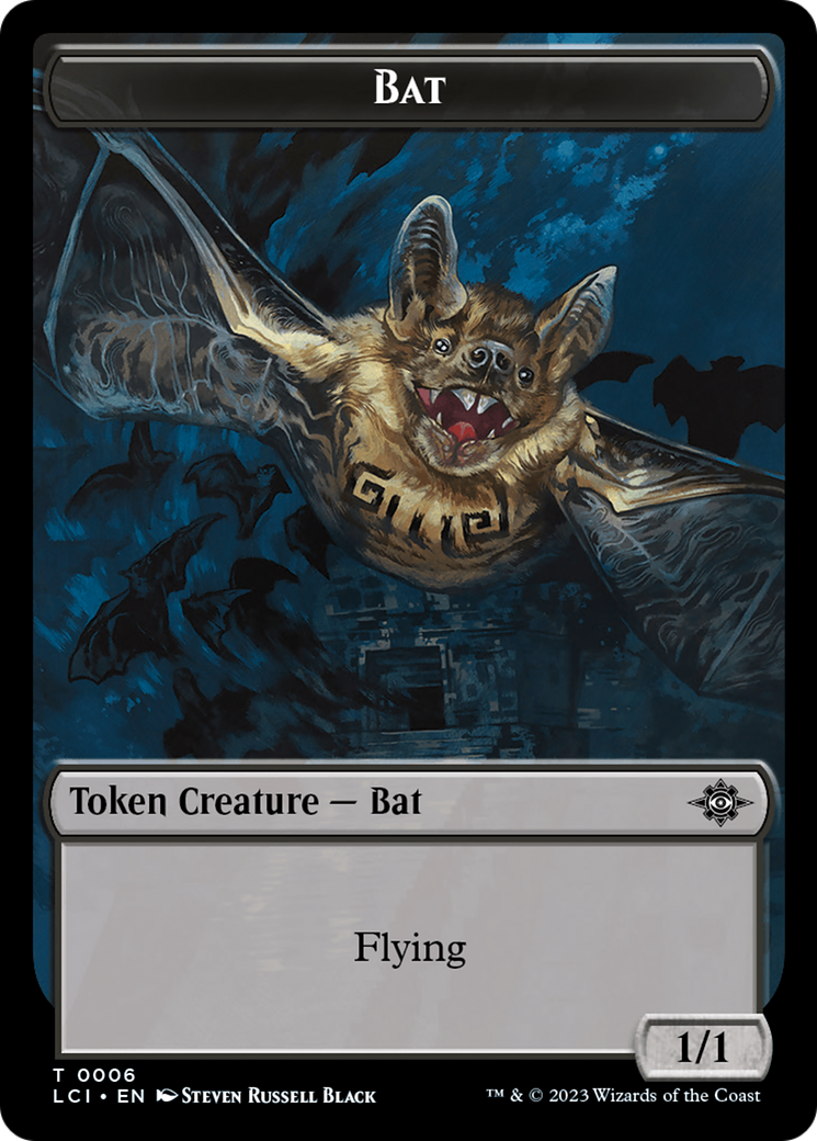 Gnome // Bat Double-Sided Token [The Lost Caverns of Ixalan Tokens] MTG Single Magic: The Gathering    | Red Claw Gaming