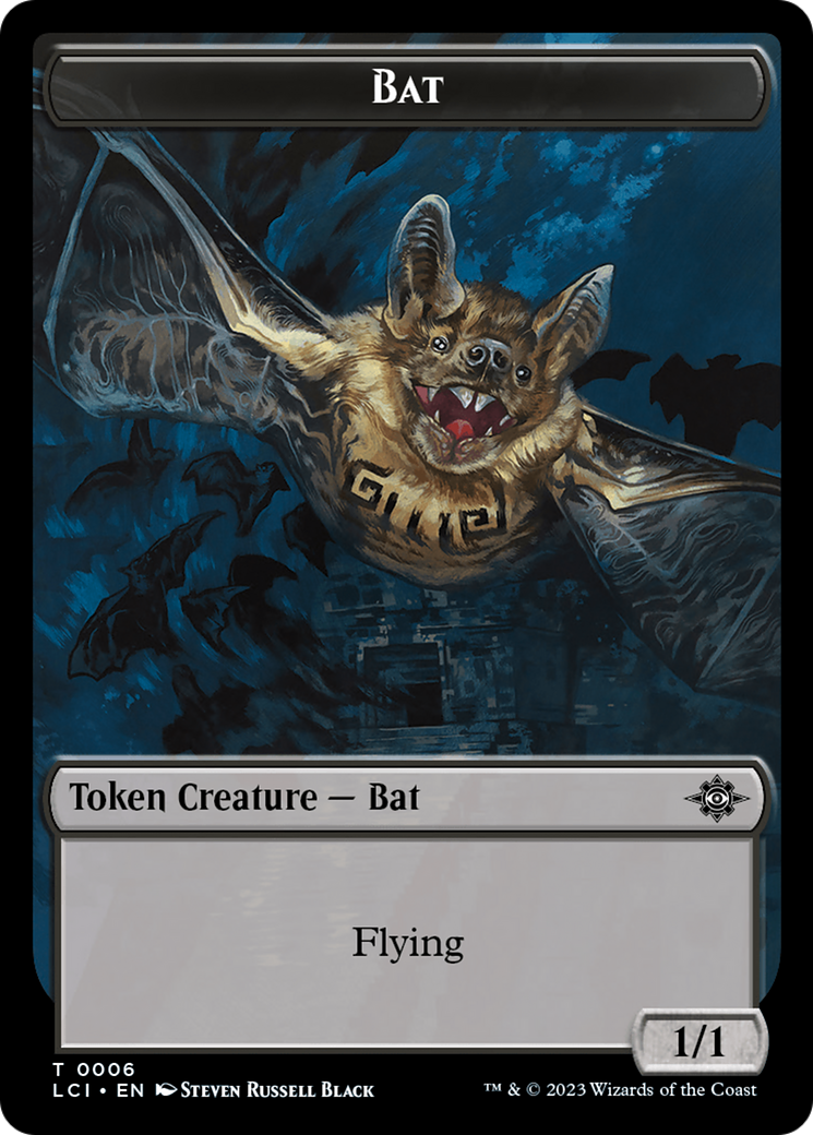 Map // Bat Double-Sided Token [The Lost Caverns of Ixalan Tokens] MTG Single Magic: The Gathering    | Red Claw Gaming