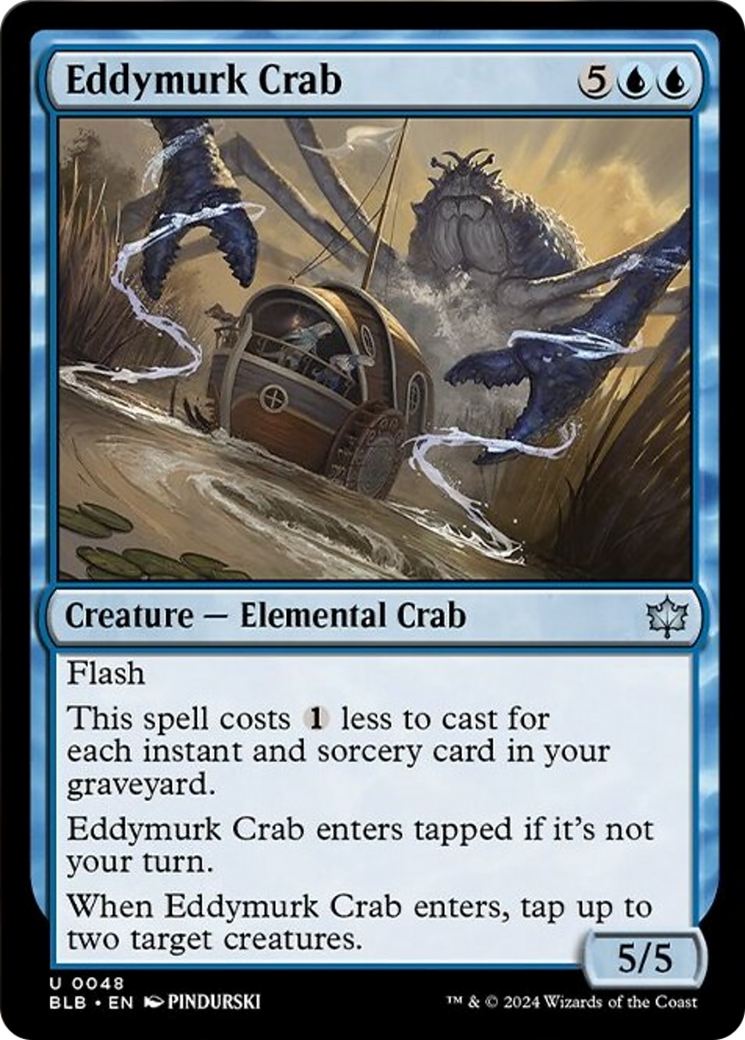 Eddymurk Crab [Bloomburrow] MTG Single Magic: The Gathering    | Red Claw Gaming